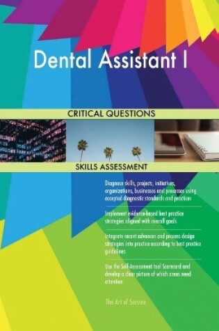 Cover of Dental Assistant I Critical Questions Skills Assessment