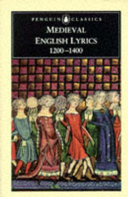 Book cover for Medieval English Lyrics, 1200-1400