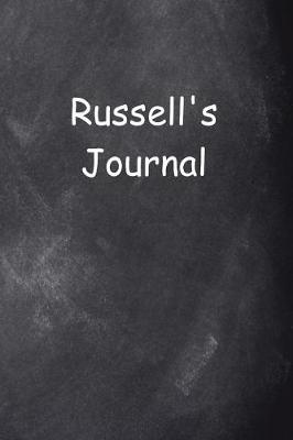 Cover of Russell Personalized Name Journal Custom Name Gift Idea Russell