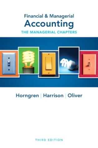 Cover of Financial & Managerial Accounting Ch 14-24 (Managerial Chapters)