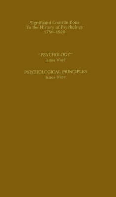 Book cover for Psychology :Psychological Principles