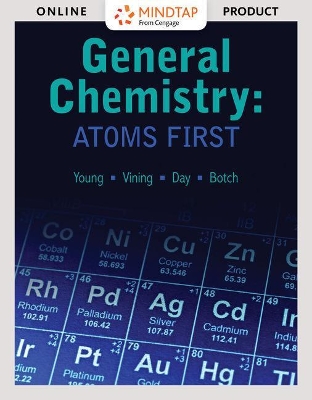 Book cover for MindTap General Chemistry: Atoms First, 4 terms (24 months) Printed  Access Card