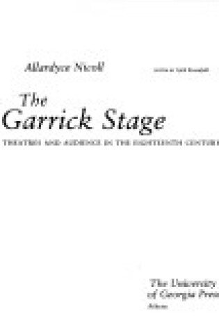 Cover of Garrick Stage