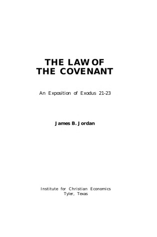 Cover of The Law of the Covenant