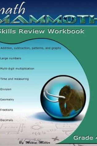 Cover of Math Mammoth Grade 4 Skills Review Workbook