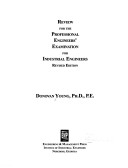 Cover of Review for the Professional Engineers Examination for Industrial Engineers