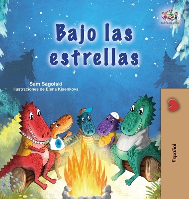 Book cover for Under the Stars (Spanish Children's Book)