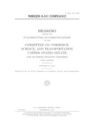 Cover of Wireless E-911 compliance