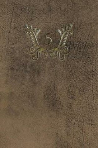 Cover of Monogram "5" Notebook