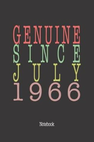 Cover of Genuine Since July 1966