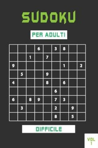 Cover of Sudoku per adulti difficile vol 1