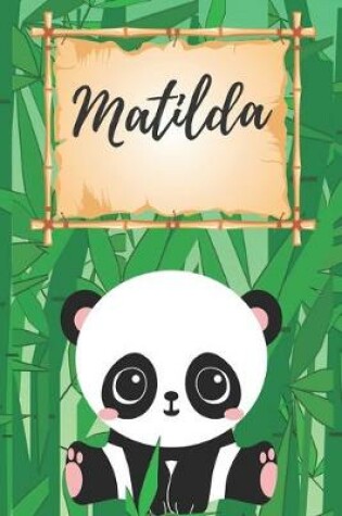 Cover of personalisiertes Notizbuch Panda / Malbuch / Kritzelbuch / Tagebuch / Journal / Notizheft / DIN A5 / Geschenke Matilda