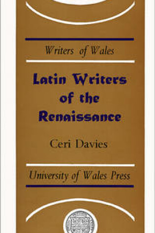 Cover of Latin Writers of the Renaissance