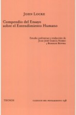 Cover of Compendio del Ensayo Sobre En Ensayo Sobre El Ente