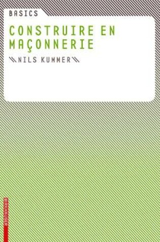 Cover of Basics Construire en maconnerie