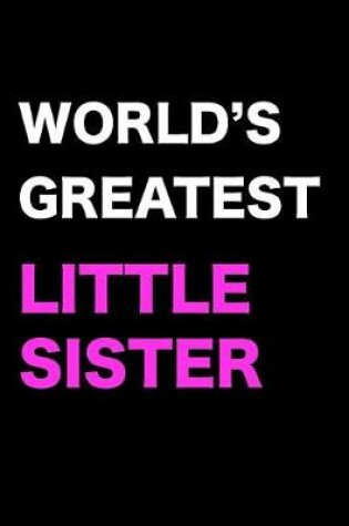 Cover of World's Greatest Little Sister