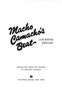 Book cover for Macho Camacho's Beat