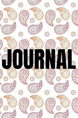 Cover of Paisley Background Lined Writing Journal Vol. 16