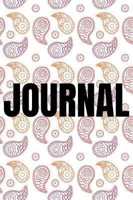 Cover of Paisley Background Lined Writing Journal Vol. 16