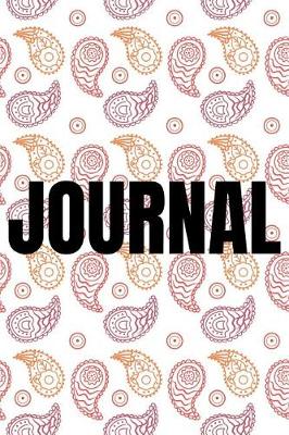 Book cover for Paisley Background Lined Writing Journal Vol. 16