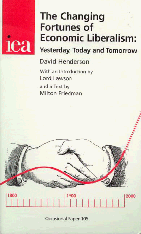 Cover of The Changing Fortunes of Economic Liberalism