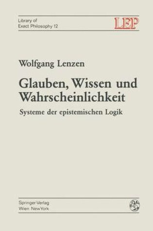 Cover of Glauben, Wissen Und Wahrscheinlichkeit