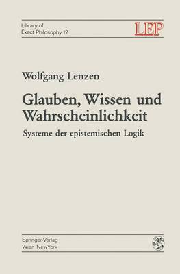 Cover of Glauben, Wissen Und Wahrscheinlichkeit