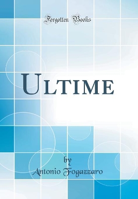 Book cover for Ultime (Classic Reprint)