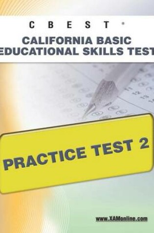 Cover of CBEST CA Basic Educational Skills Test Practice Test 2