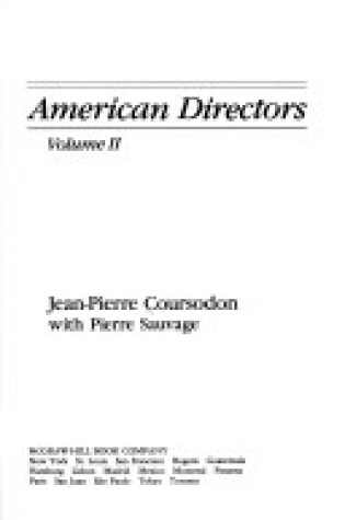 Cover of American Directors