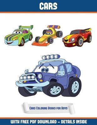 Book cover for Cars Coloring Books for Boys