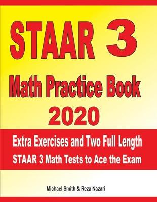 Book cover for STAAR 3 Math Practice Book 2020