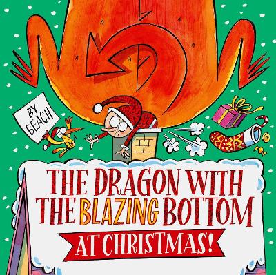 Book cover for The Dragon with the Blazing Bottom at Christmas