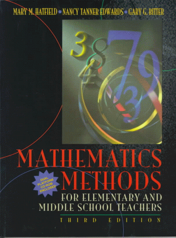 Cover of Mathematics Methods for Elementary and Middle School Teachers