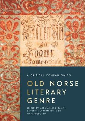 Book cover for A Critical Companion to Old Norse Literary Genre