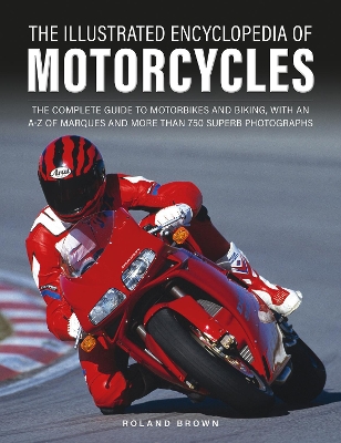 Book cover for The Illustrated Encyclopedia of Motorcyles