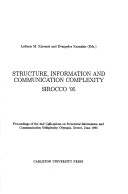 Cover of Structure, Information and Communication Complexity