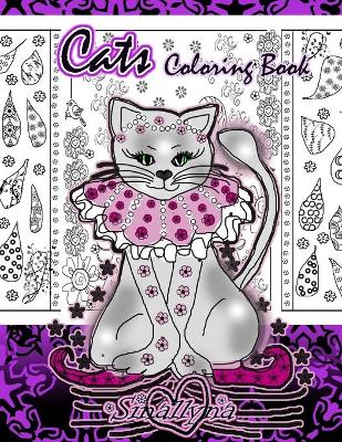 Book cover for Cats Coloring Book