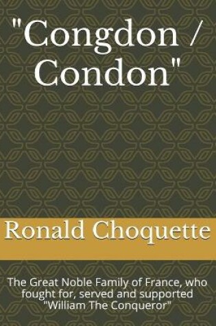 Cover of "Congdon / Condon"