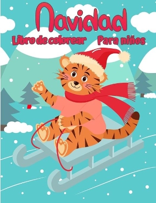 Book cover for Libro para colorear de Navidad para ni�os