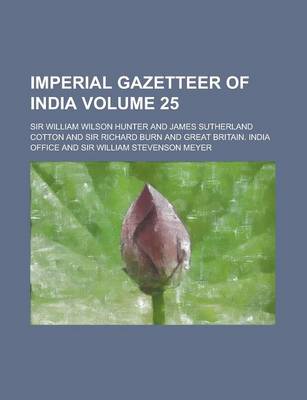 Book cover for Imperial Gazetteer of India Volume 25