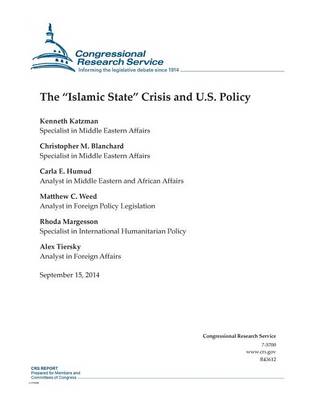 Book cover for The "Islamic State" Crisis and U.S. Policy