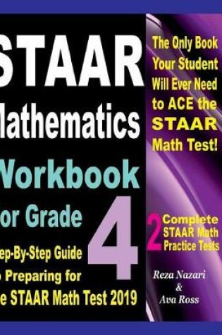 Cover of STAAR Mathematics Workbook For Grade 4