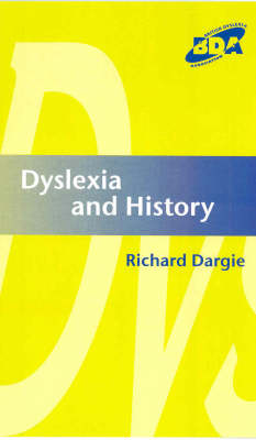 Book cover for Dyslexia and History