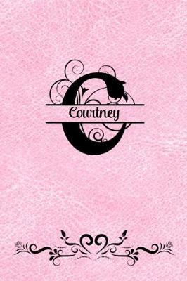 Book cover for Split Letter Personalized Journal - Courtney