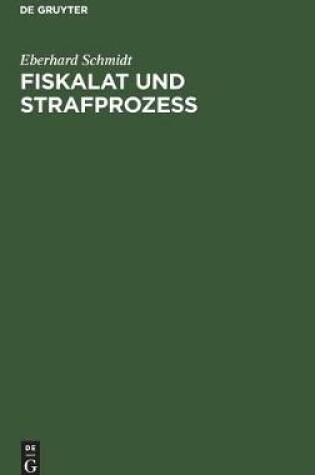 Cover of Fiskalat Und Strafprozess