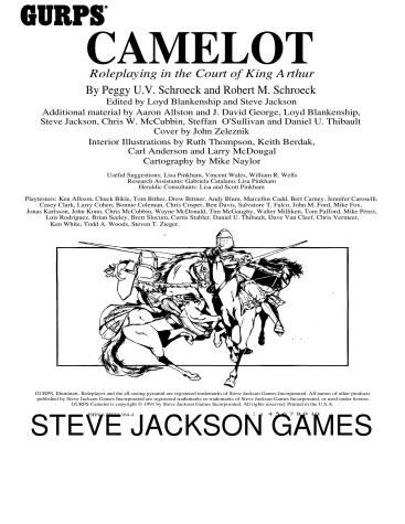 Book cover for Gurps Camelot