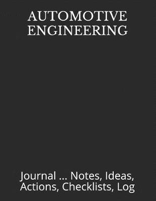 Book cover for Automotive Engineering