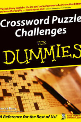 Cover of Crossword Puzzle Challenges For Dummies