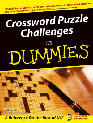 Book cover for Crossword Puzzle Challenges For Dummies